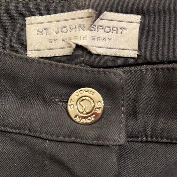 St. John Sport by Marie Gray Pants Waist 30 Inches - Picture 1 of 10
